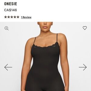 NWT SKIMS Lace Onesie Shapewear